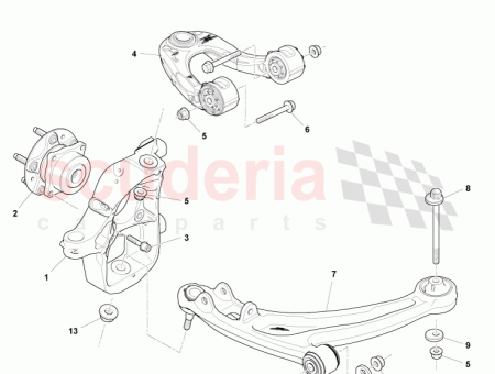 Photo of Arm assy Front Suspension Upper RH DG43 3084…