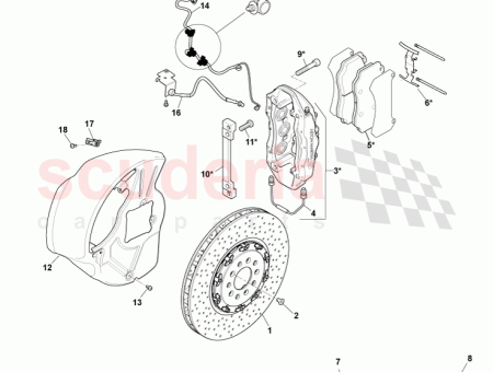 Photo of CALIPER ASSY FRONT RH GREY W O PADS…