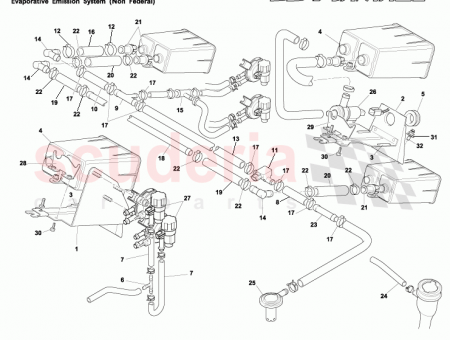 Photo of HOSE ASSY EVAP FLANGE TO CARBON CAN NON…