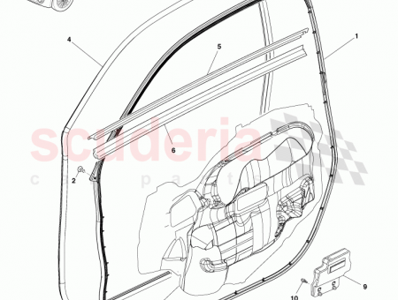 Photo of Retainer Front Door Weatherstrip 67867…