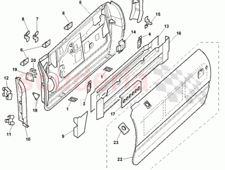 Photo of BRKT GLASS CHANNEL FRONT RH 65…