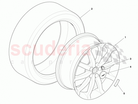 Photo of VALVE STEM CAP METAL DB9 4G43 36…