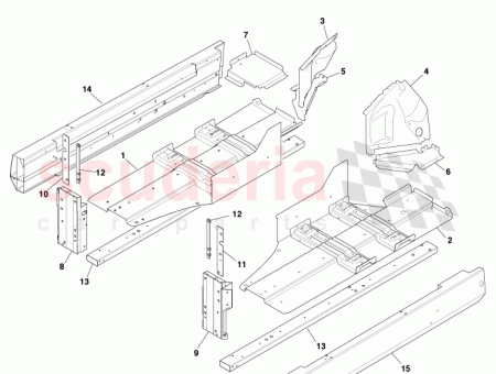 Photo of FRONT SUBFRAME UPRIGHT ASSY LH DB9 4G43 20…