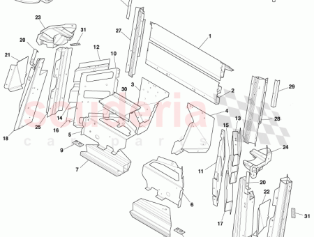 Photo of Nutplate M8 B Post 6G33 C393126 AB…