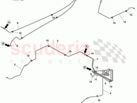 Photo of Brake Line front right A 12023 03 7040…