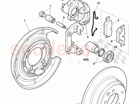 Photo of ASY BR CALIPER RR RH 28…