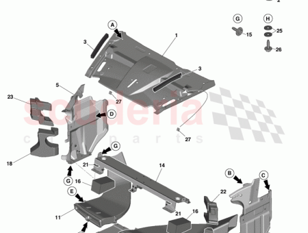 Photo of Pad Anti Rattle 20 x 20 DG43 18B944…