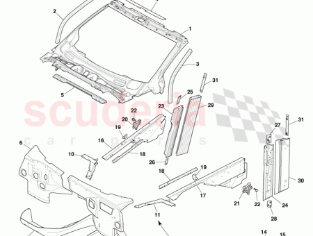 Photo of Reinf Windshield Header 4G43 L03444…