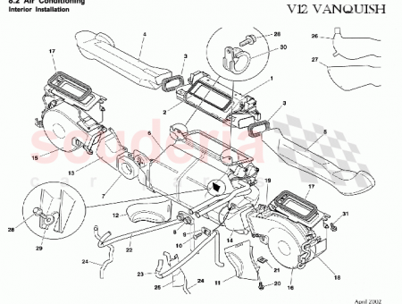 Photo of DUCT SIDE FLV RH RHD 1R12 890756…