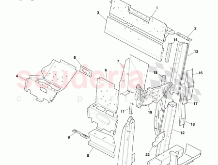 Photo of Reinforcement centre body outer pillar centre LH…