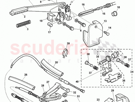 Photo of HANDBRAKE ABUTMENT BRACKET RH 30…