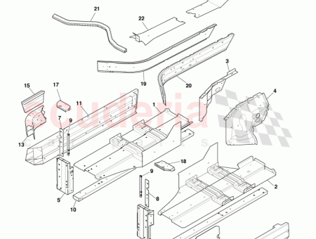 Photo of Cross Member body front GOAG33 F02599…