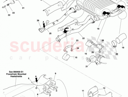 Photo of Bracket Exhaust Pipe Mounting Intermediate RH 4G43 5N201…