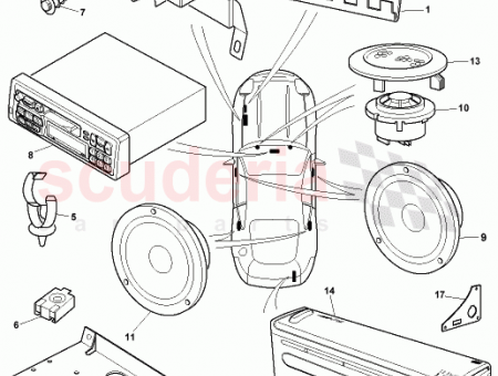 Photo of SPEAKER DOOR TWEETER 1R12 37…