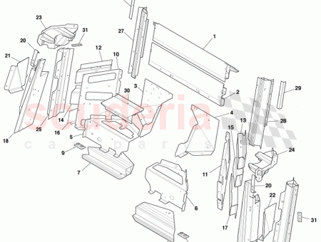 Photo of Pillar centre body inner rear RH…