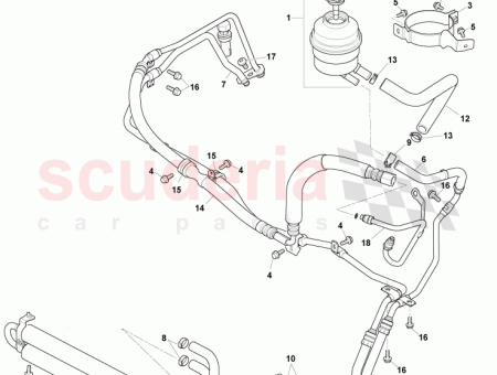 Photo of Tube Assy PWR Steering Pump Outlet DG43 3494…