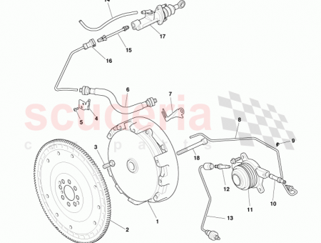 Photo of BRACKET CLUTCH LINE RHD 4G43 R7N630…