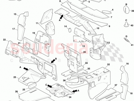 Photo of Baffle body front panel LHS LHD…