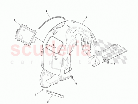 Photo of FRONT WHEEL ARCH LINER RH AD23 166562…