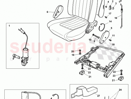 Photo of Cover squab mechanism outer RH 7484013…