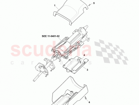 Photo of Shroud assy Steering Column Upper LHD…