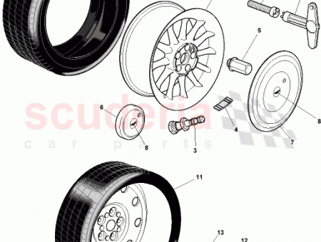 Photo of Wheel tyre assembly LH…