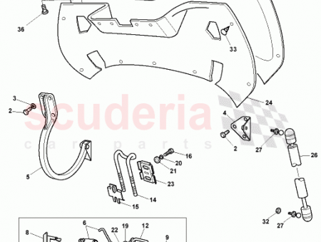 Photo of SUPPORT PLATE ASSY REAR No PLATE JAPAN 78…