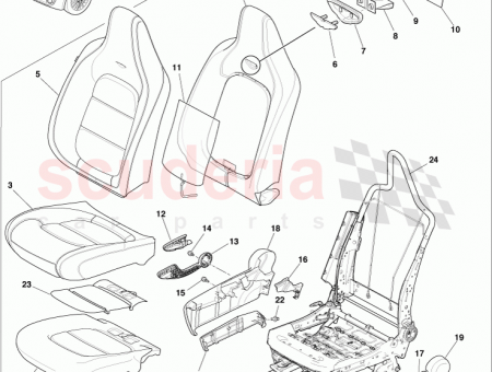 Photo of Foam Assy Front Seat Cushion Driver RHD AY2Y…