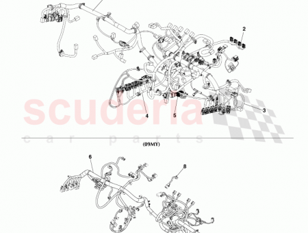 Photo of LHD CENTRE STACK HARNESS 8G43 14B079…