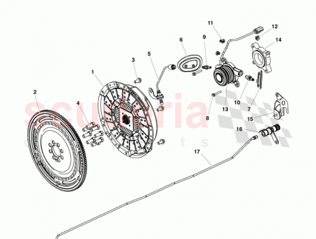 Photo of BRACKET ASSY CLUTCH TUBE ASSY ASM 6G33 7J200…