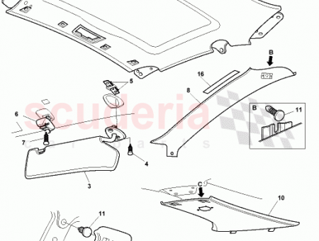 Photo of Interior mirror assembly rear view…