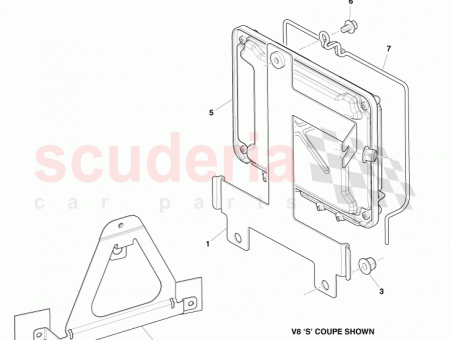 Photo of CLAMP PLATE TCU BRKT ROADSTER 6G33 7C572…