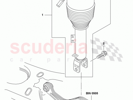 Photo of air spring damper F 3W 9 059 787…