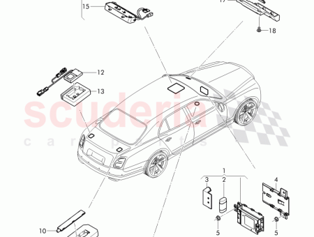 Photo of holder for antenna 3Y0 035 317…