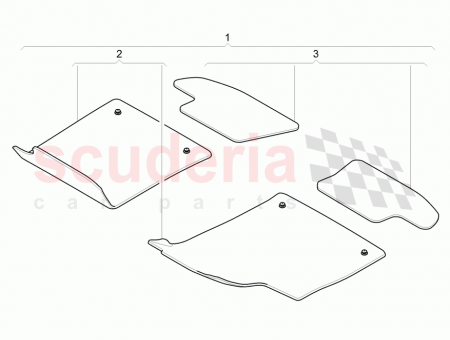 Photo of 1 set of all weather foot mats 1…