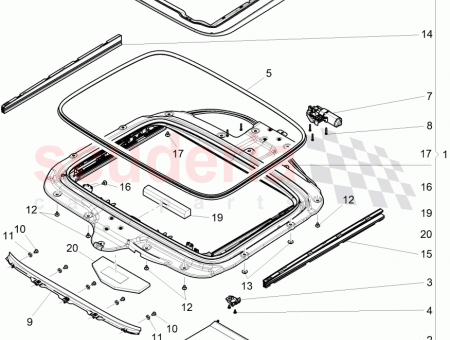 Photo of side panel trim plastic 3Y5 877…