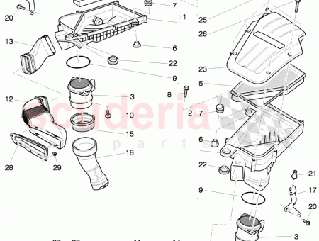 Photo of support for air duct…