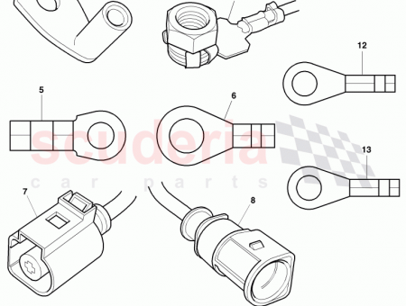 Photo of Flat contact housing with contact locking mechanism counter…