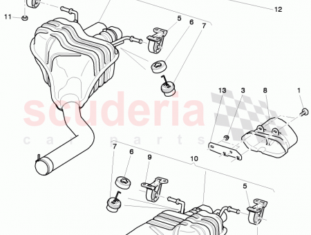 Photo of Exhaust muffler with exhaust flap…