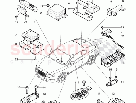 Photo of control unit for hood rear 3W3 959 108…