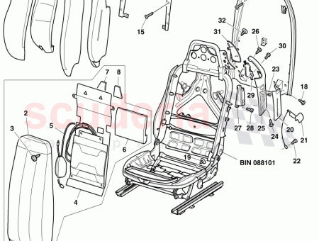 Photo of Motor for lumbar support Lumbar support D 25…