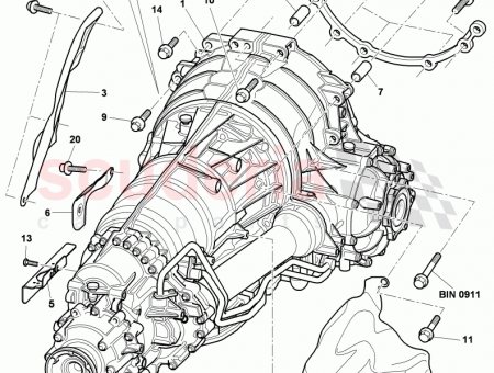 Photo of 6 speed automatic transmission with central differential D…