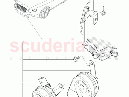 Photo of horn assembly D 20 03 2017 3W0 951…