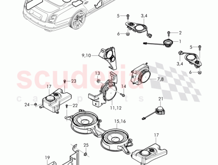 Photo of loudspeaker with bracket 3Y0 035 388…