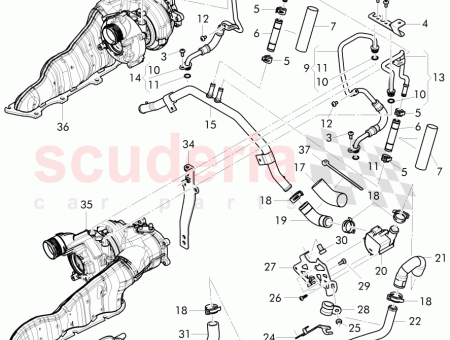 Photo of bracket for additional water pump 079 121 093…