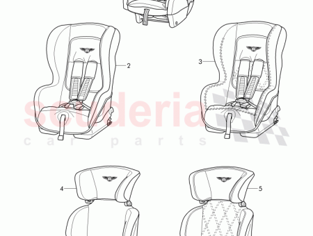 Photo of child seat 3W0 860 387…