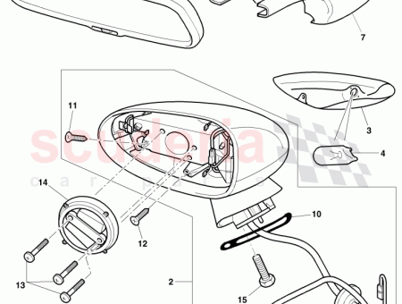 Photo of rear view mirror inner D 01 12 2008…