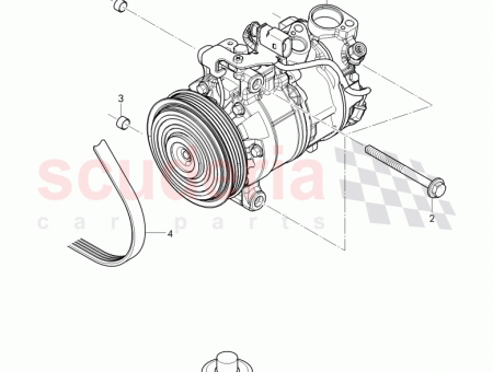 Photo of air conditioner compressor for refrigerant 4M0 816 803…