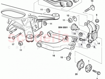 Photo of wheel bearing housing F 3W 4 020 001…