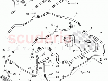 Photo of oil cooler power steering box fluid…